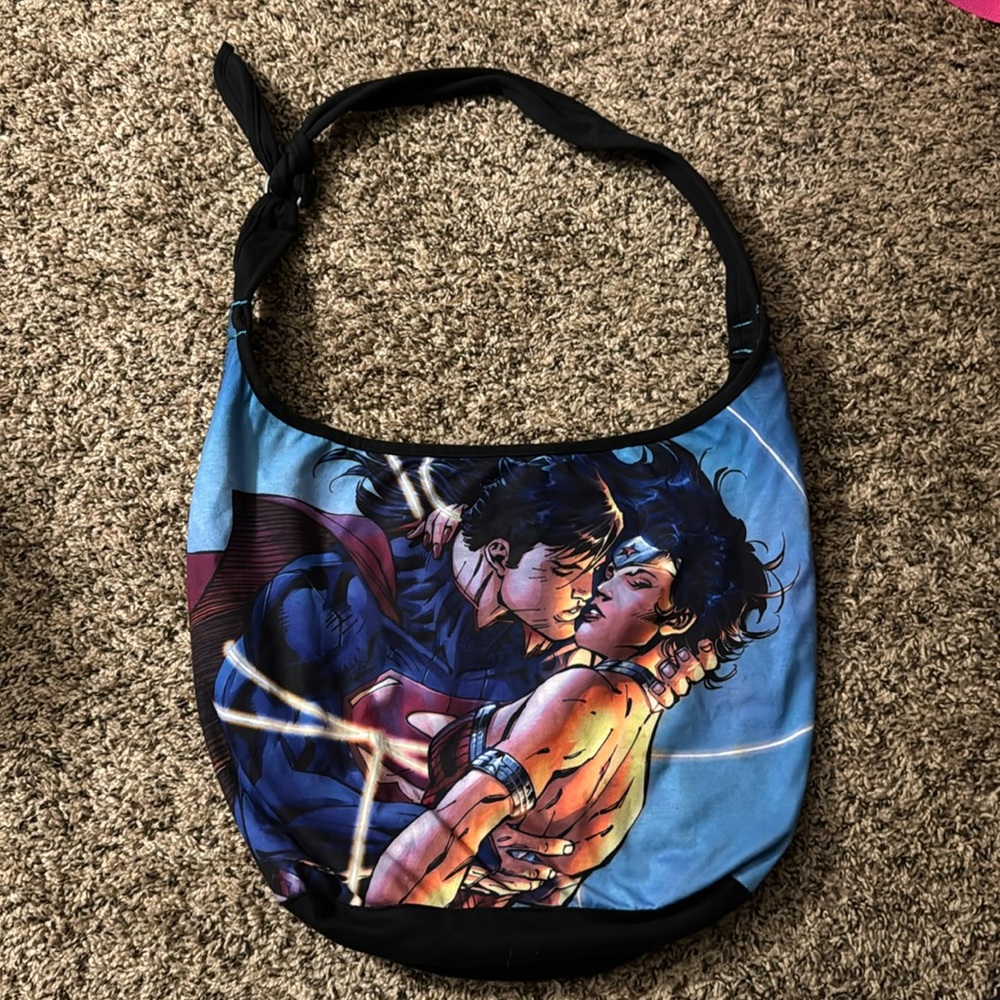 DC COMICS - Superman & Wonder Woman crossbody bag